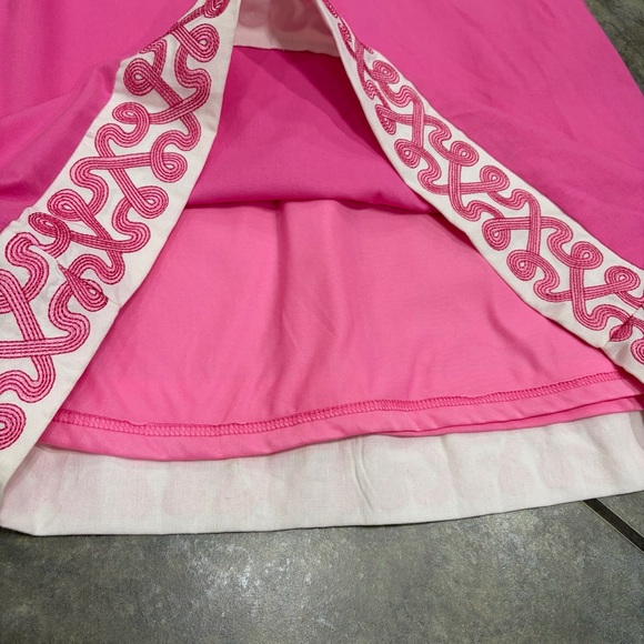 Entro A-Line  Pink  Albus Mini Dress Sz S Women’s Boho Coastal Quiet Luxury EUC - Picture 9 of 13